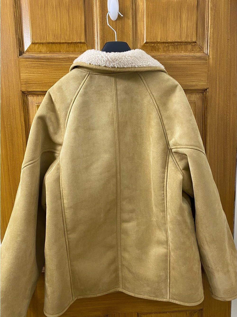 Mango Tan Shearling Jacket - Picture 2 of 4